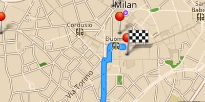 Peta milan offline